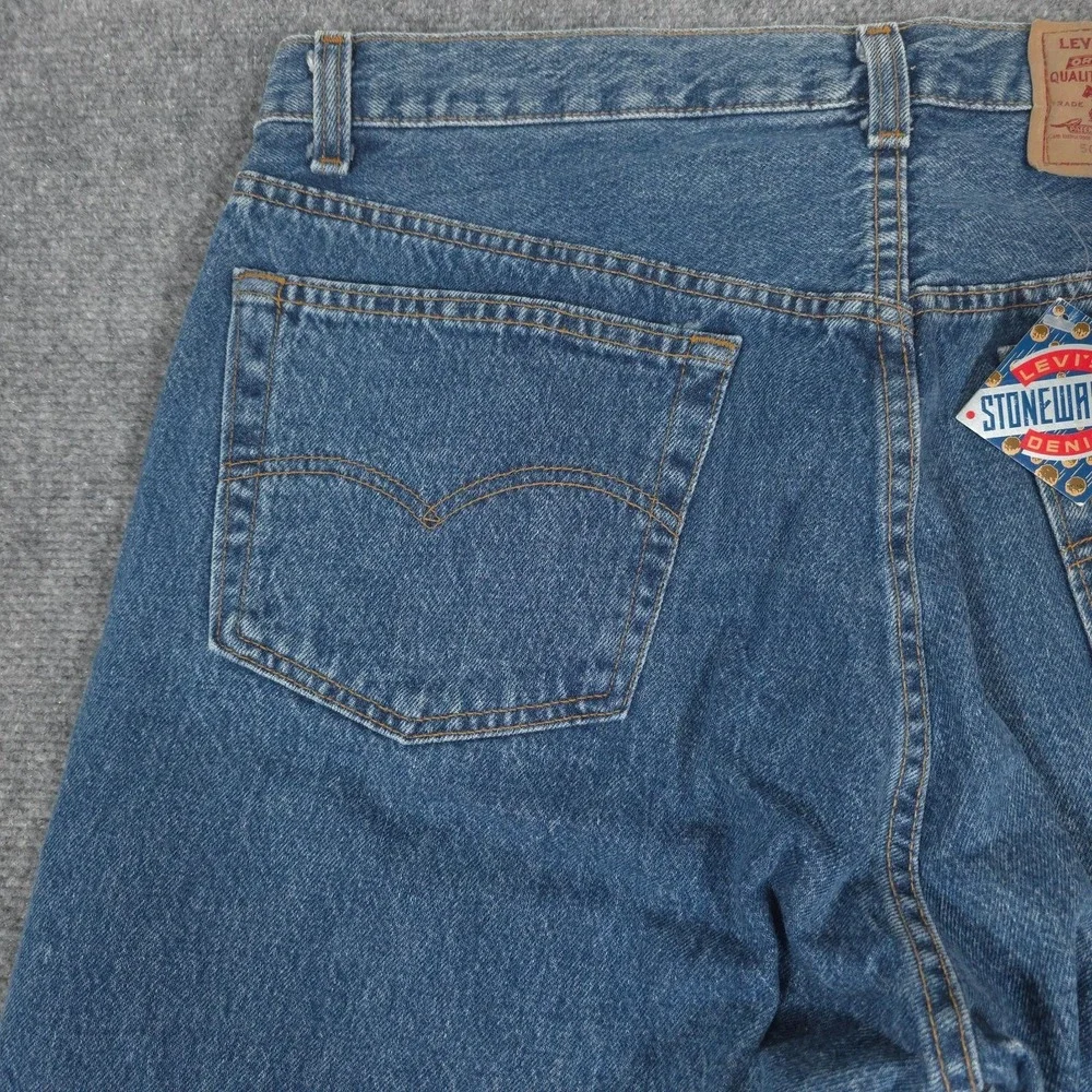 NWT VTG Levis 501 Jeans Mens 38x34 Straight Leg Button Fly USA Preshrunk 80s